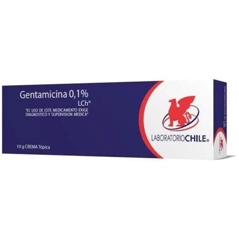 Gentamicina 0,1% Crema tópica 10gr