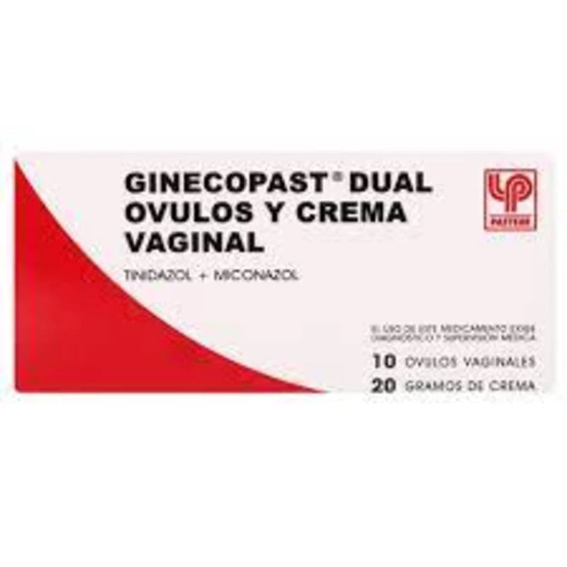 Ginecopast dual ovulos y crema vaginal