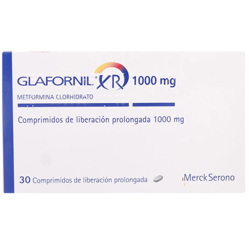 Glafornil XR 1000mg 30 Comprimidos de liberación prolongada