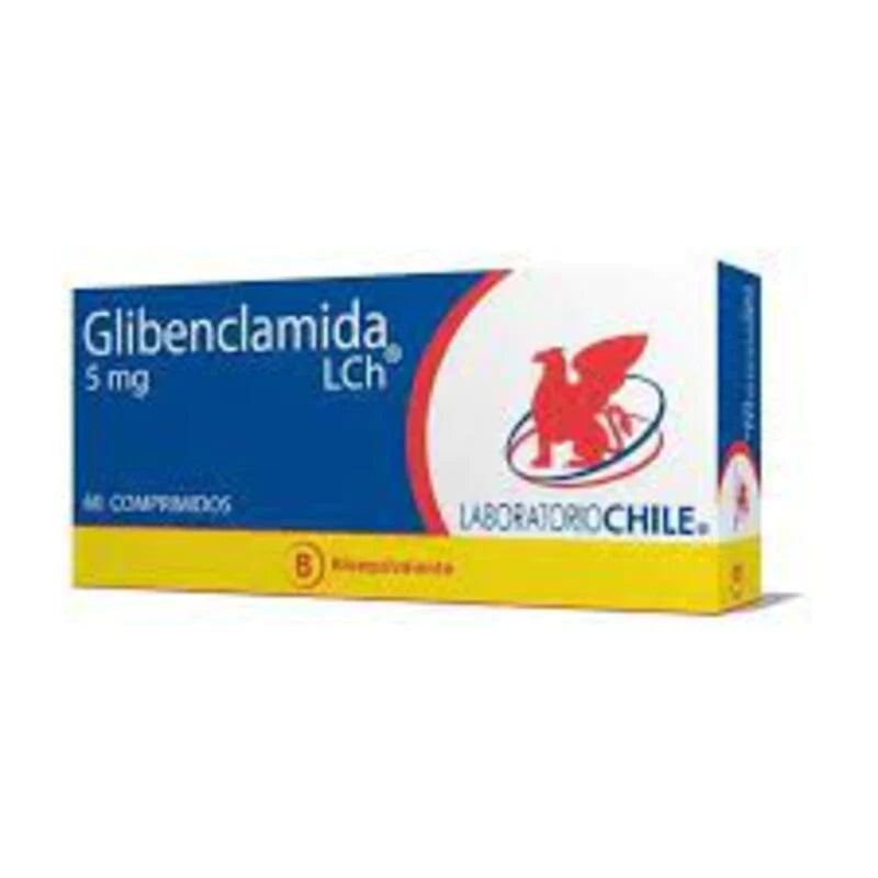 Glibenclamida 5mg  60 Comprimidos