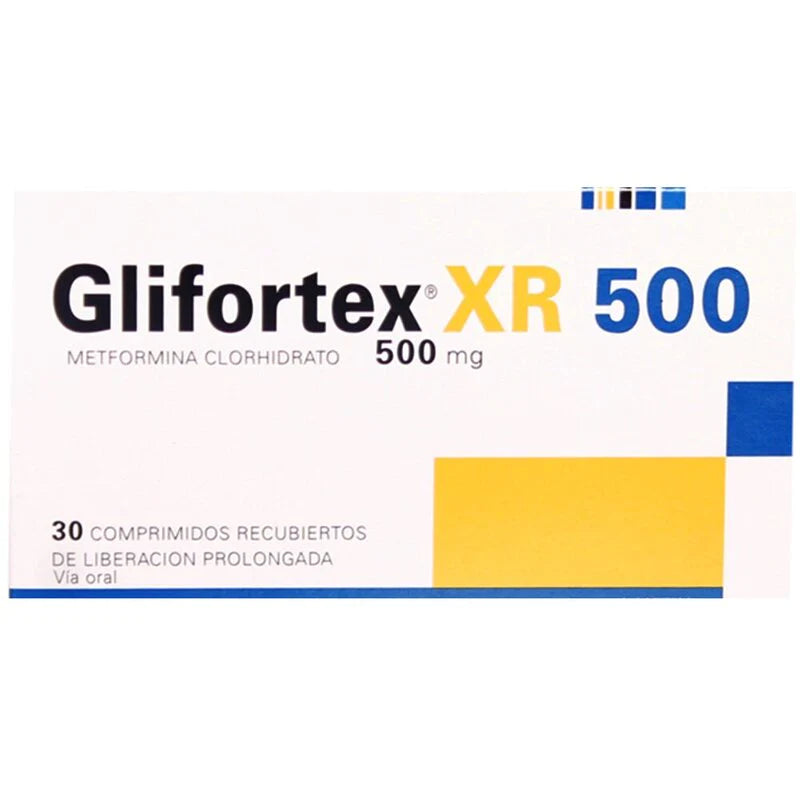 Glifortex XR 500mg 30 Comprimidos