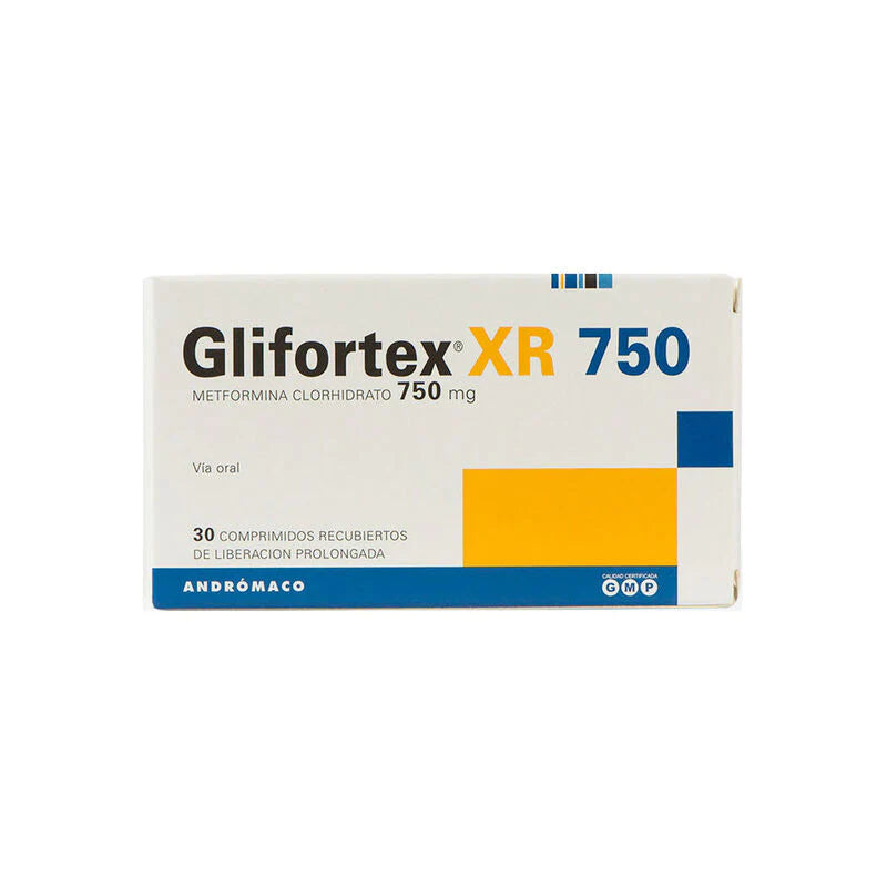 Glifortex XR 750mg 30 Comprimidos