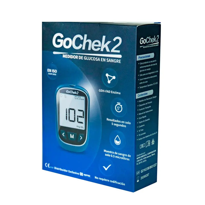 GoChek 2 Medidor de Glucosa