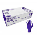 Guante Examen De Nitrilo  100 Guantes Color Azul Talla M