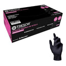 Guante Examen De Nitrilo Tresor M (Color Negro) 100 Pares