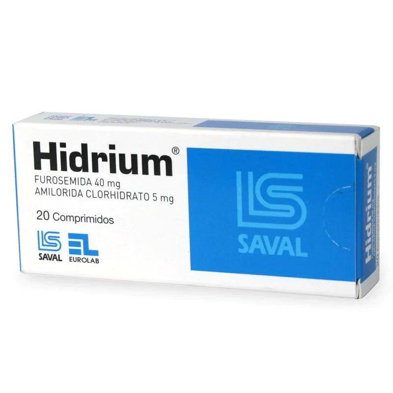 Hidrium 40mg 20 Comprimidos