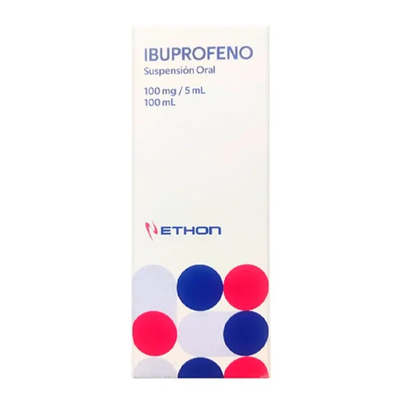 Ibuprofeno Suspensión Oral 100MG/ 5mL 100 mL