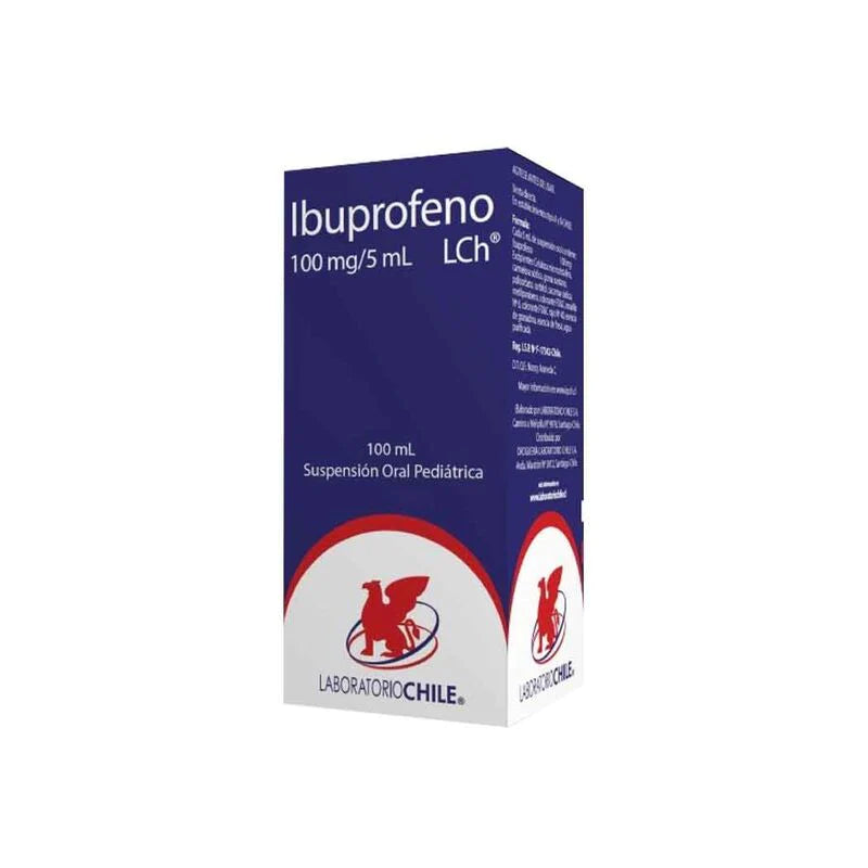 Ibuprofeno 100mg/5ml Jarabe 100ml