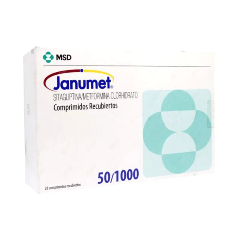 Janumet 50mg/1000mg 28 Comprimidos