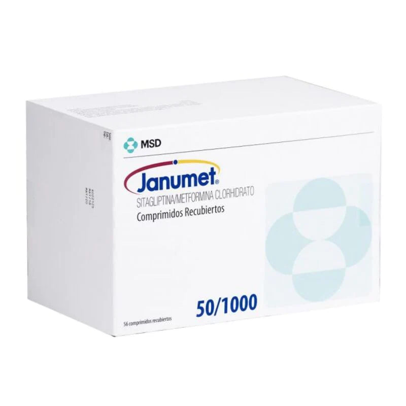 Janumet 50mg/1000mg 56 Comprimidos recubiertos