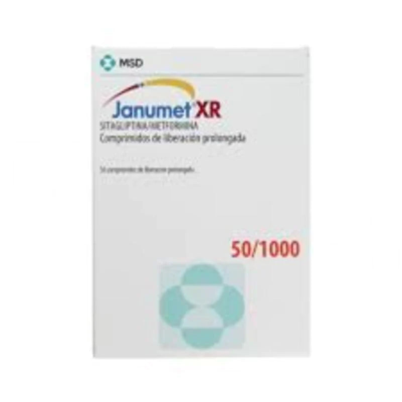 Janumet XR 50mg/1000mg 56 Comprimidos de liberacion prolongada
