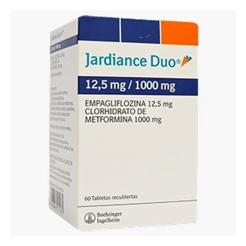 Jardiance duo 12,5mg/1000mg 60 Comprimidos recubiertos