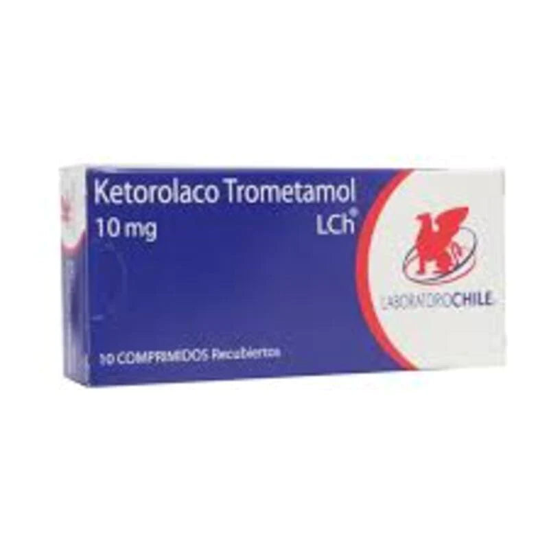 Ketorolaco trometamol 10mg 10 Comprimidos recubiertos