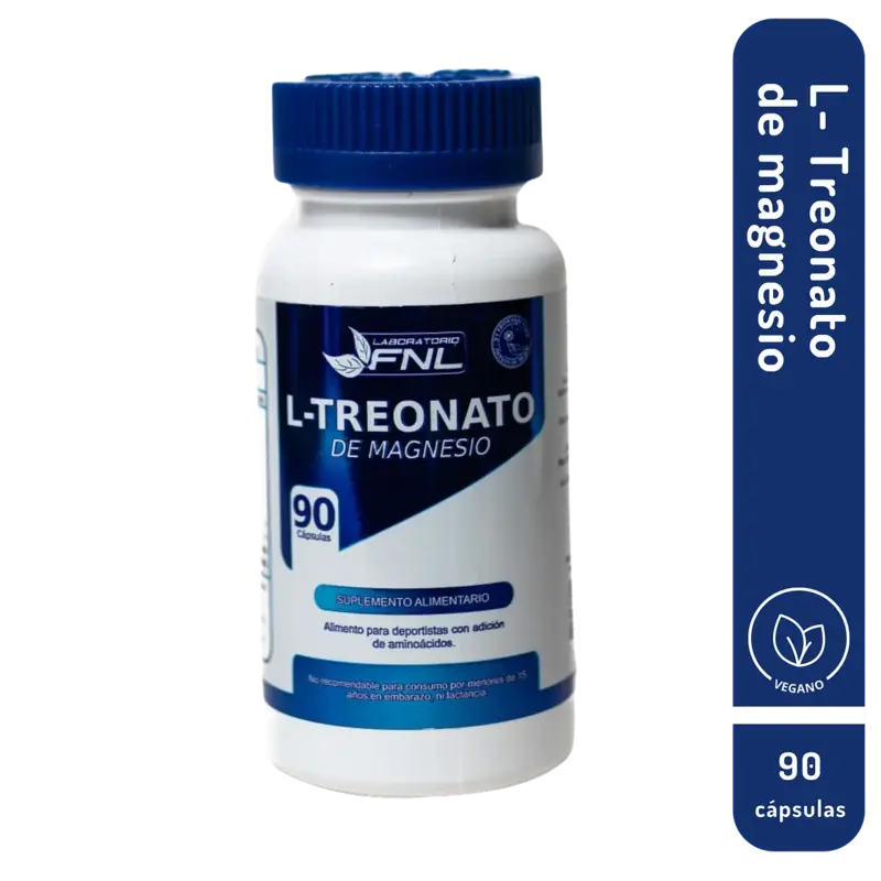 L- Treonato de Magnesio 90 Cápsulas