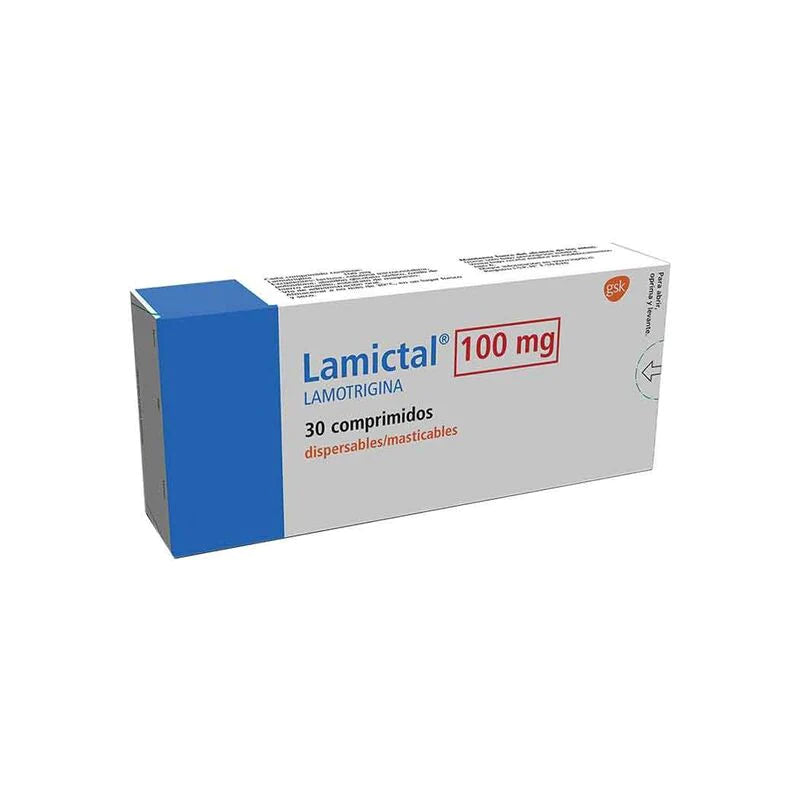 Lamictal 100mg 30 Comprimidos