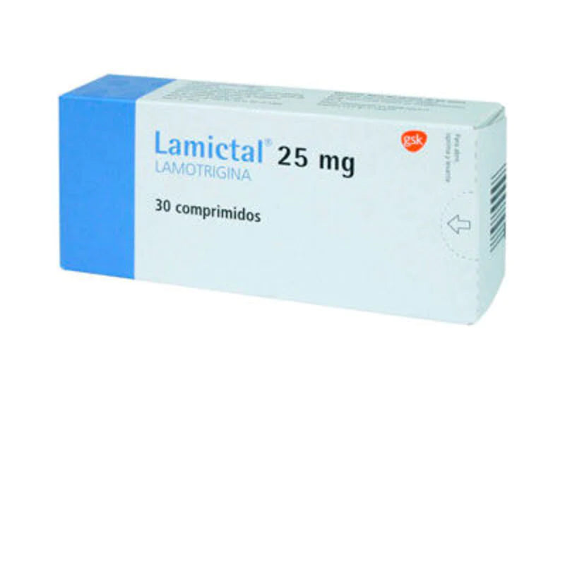 Lamictal 25mg 30 Comprimidos
