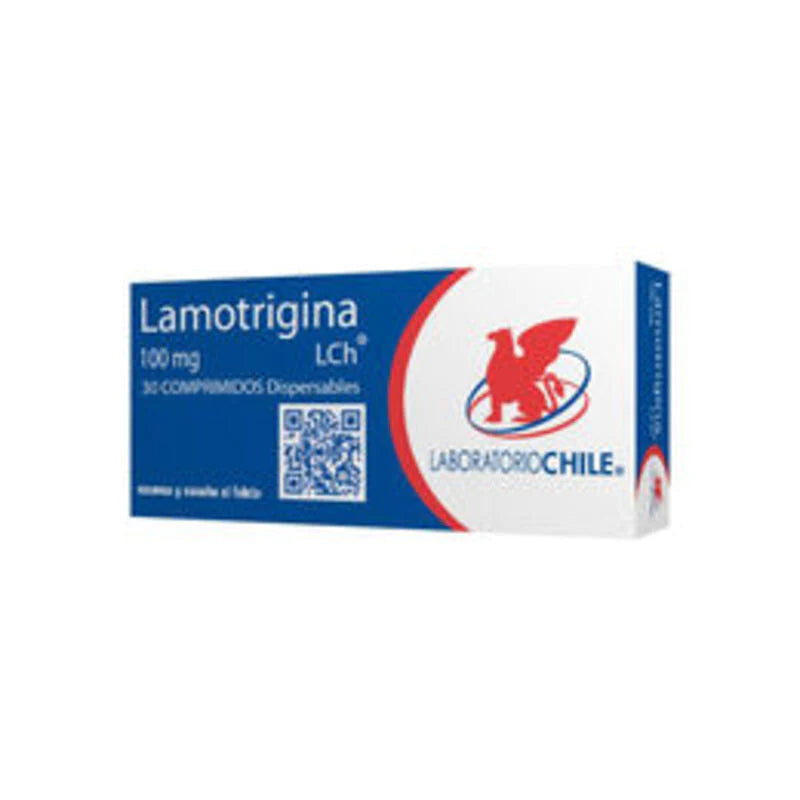 Lamotrigina 100mg 30 Comprimidos