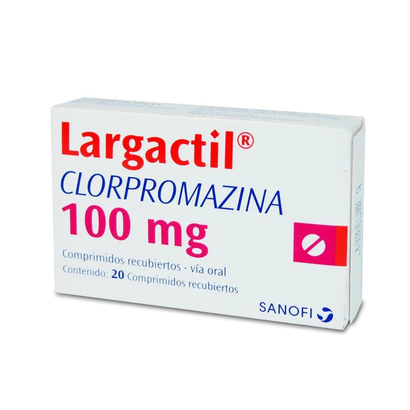 Largactil 100mg 20 Comprimidos recubiertos