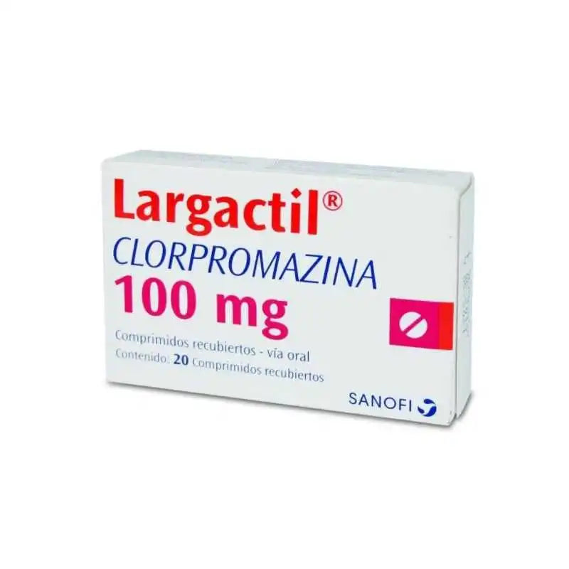 Largactil 100mg 20 comprimidos recubiertos