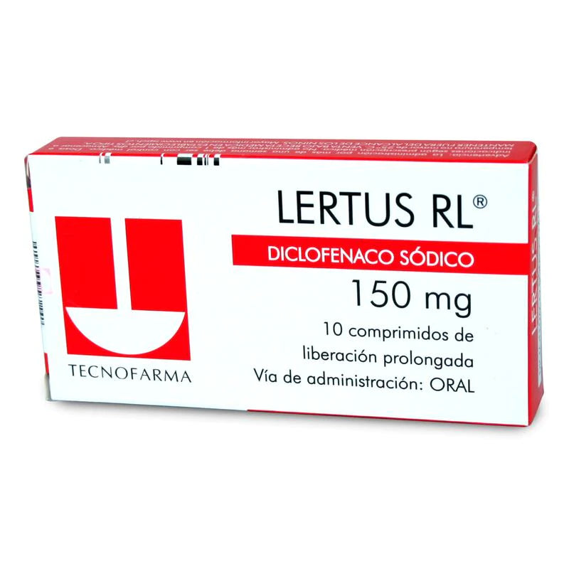 Lertus RL 150mg 10 Comprimidos de liberación prolongada