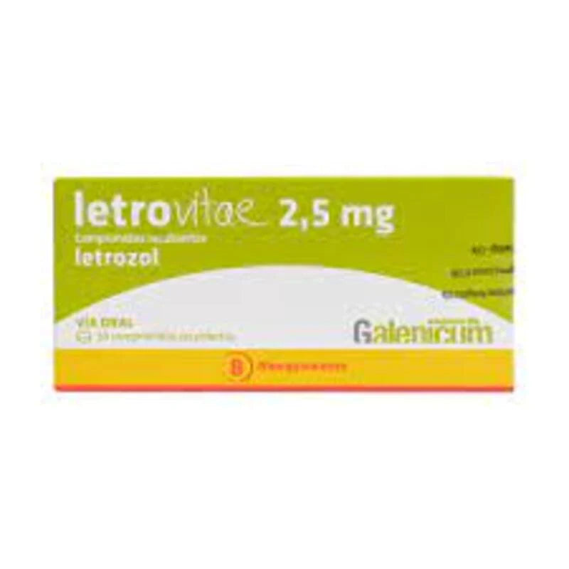 Letrovitae 2,5mg 30 Comprimidos