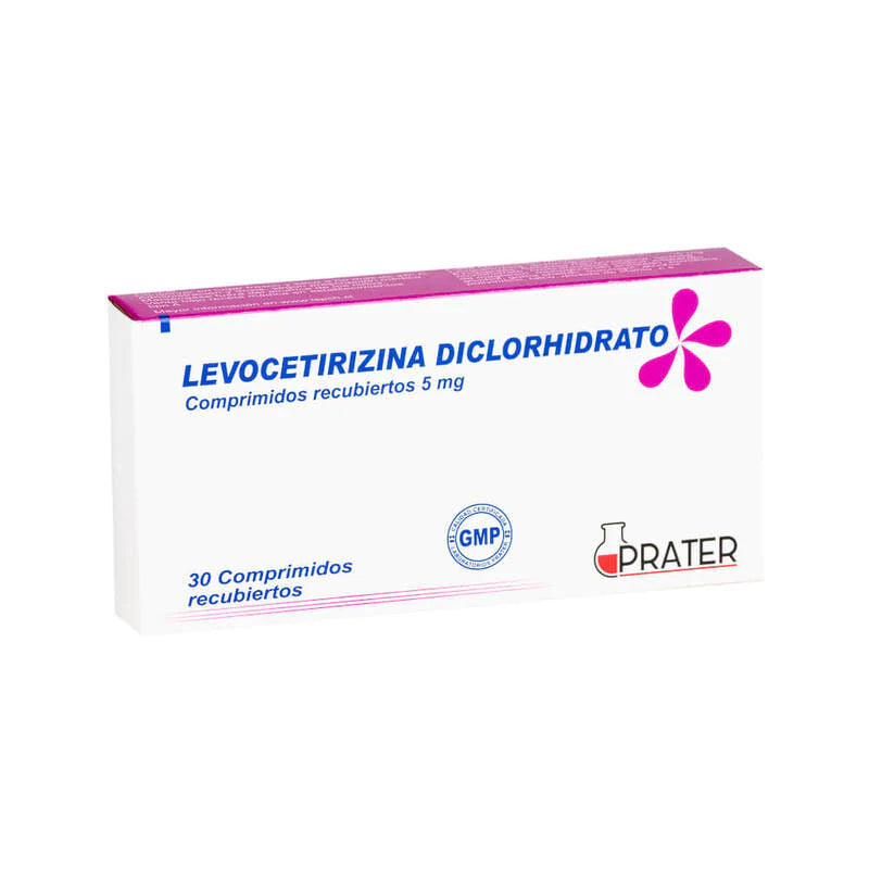 Levocetirizina Diclohidrato 5mg 30 Comprimidos