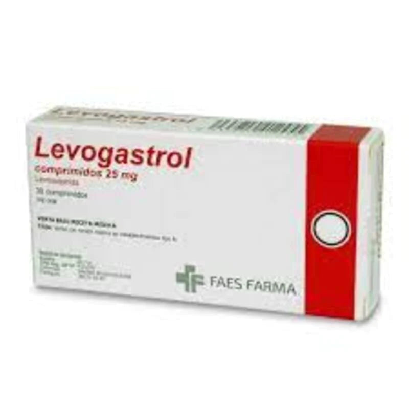 Levogastrol 25mg 30 Comprimidos