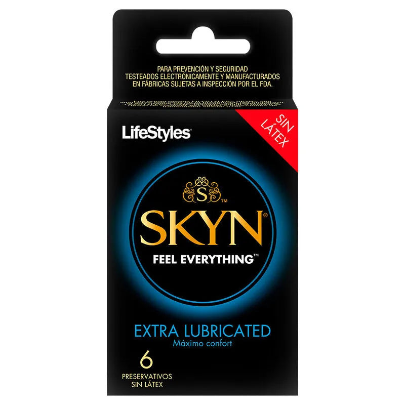 LifeStyles Extra Lubricated 6 Preservativos