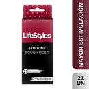 LifeStyles Studded Rough Rider 21 Preservativos