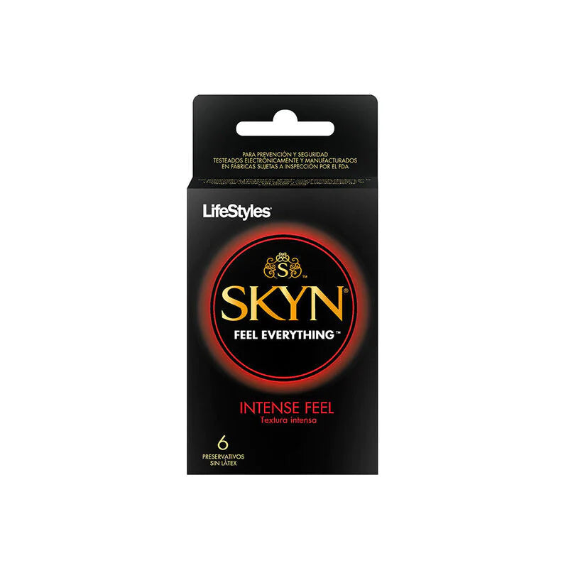 LifeStyle skyn 6 preservativos intense feel sin latex