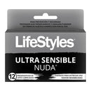 LifeStyles Ultra Sensible Nuda 12 Preservativos de Látex