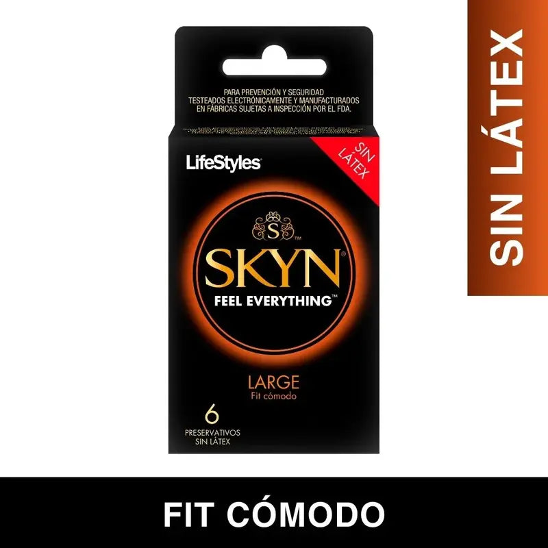 Lifestyle Skyn Large 6 preservativos Sin látex