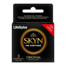 Lifestyles Skyn Original Sin Látex 3 Preservativos