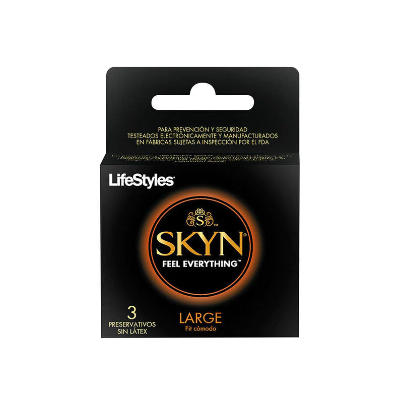 Lifestyle skyn large 3 preservativos sin latex