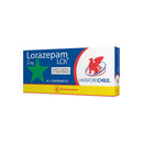Lorazepam 2mg 30 Comprimidos