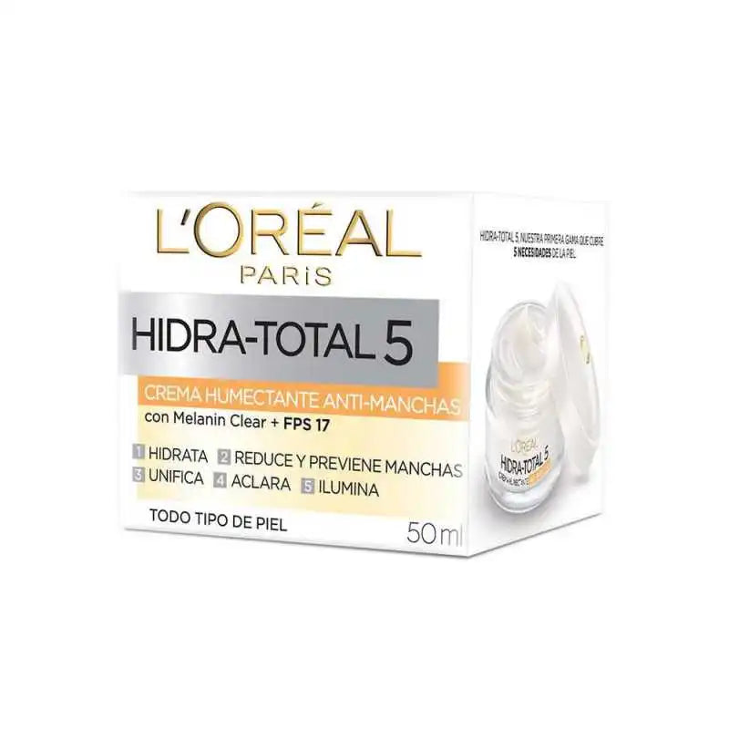 Loreal Crema de Dí­a Hidratante Anti-Manchas Hidra -Total 5 50ml