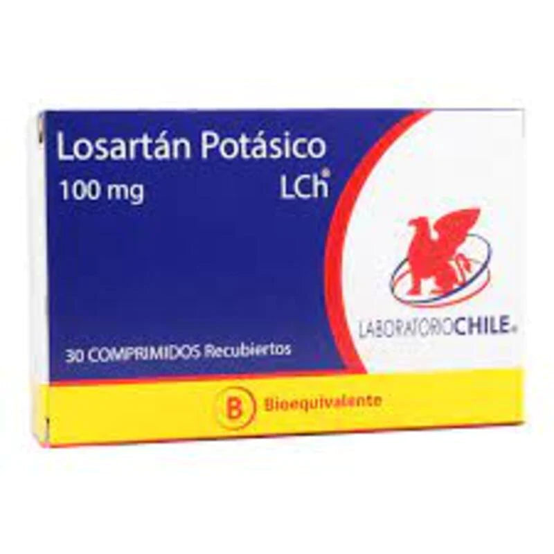 Losartán Potásico 100mg 30 Comprimidos recubiertos
