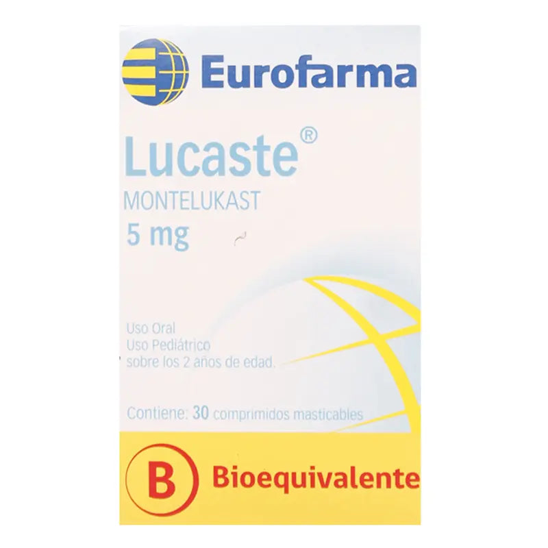 Lucaste 5mg 30 Comprimidos recubiertos