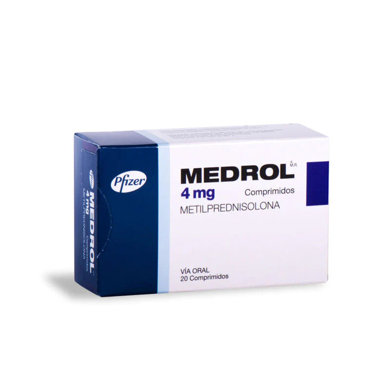 Medrol 4mg 20 Comprimidos