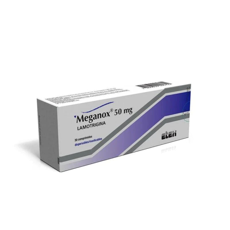 Meganox 50mg 30 Comprimidos masticables