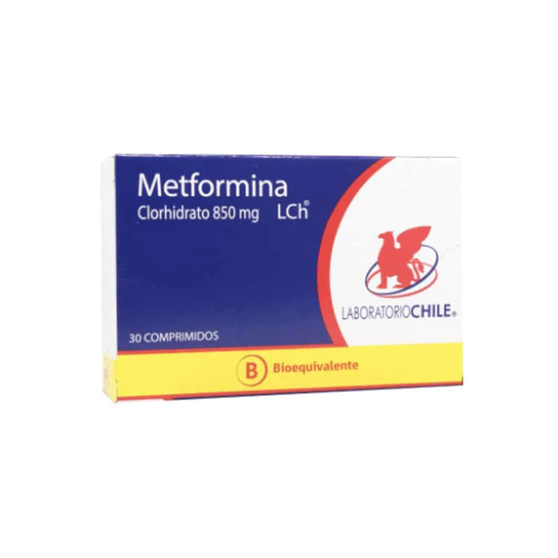 Metformina 850mg 30 Comprimidos
