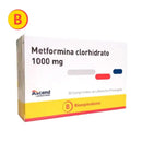 Metformina Clorhidrato 1000mg 30 Comprimidos de Liberación Prolongada