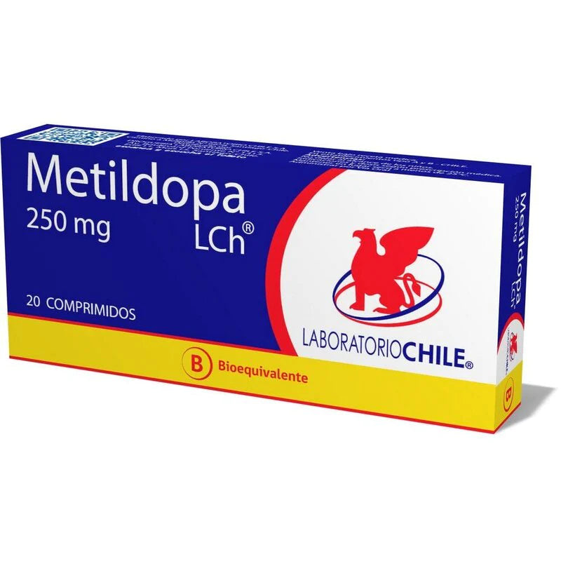 Metildopa 250mg 20 Comprimidos