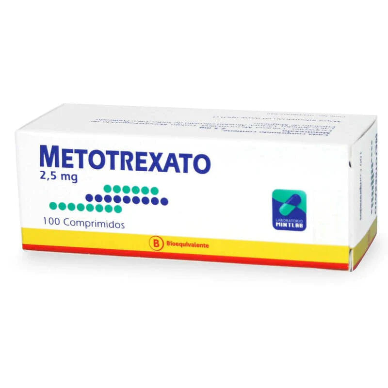 Metotrexato 2,5mg 100 Comprimidos