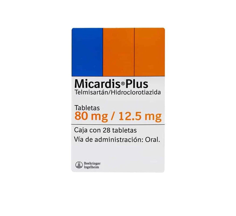 Micardis Plus 80mg/12,5mg 28 Comprimidos bicapa
