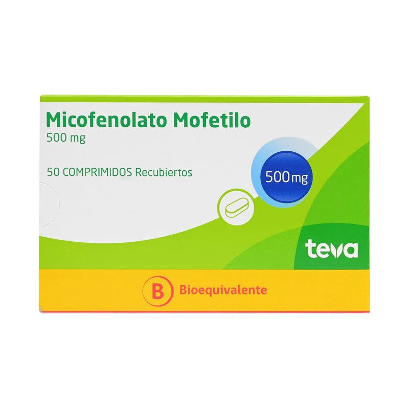 Micofenolato mofetilo 500mg 50 Comprimidos recubiertos