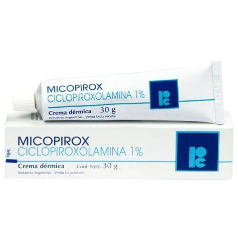Micopirox Ciclopiroxolamina 1% Crema Tópica 30g