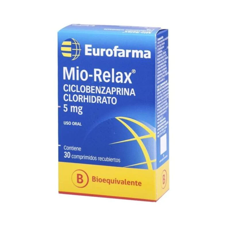 Mio-Relax 5mg 30 Comprimidos recubiertos