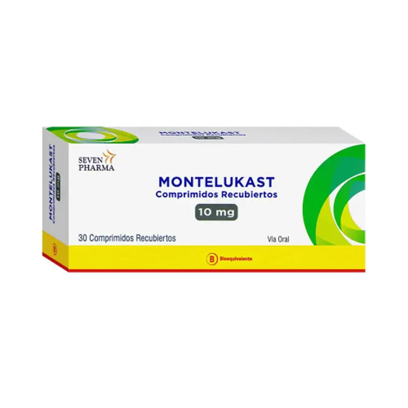 Montelukast 10mg 30 Comprimidos masticables