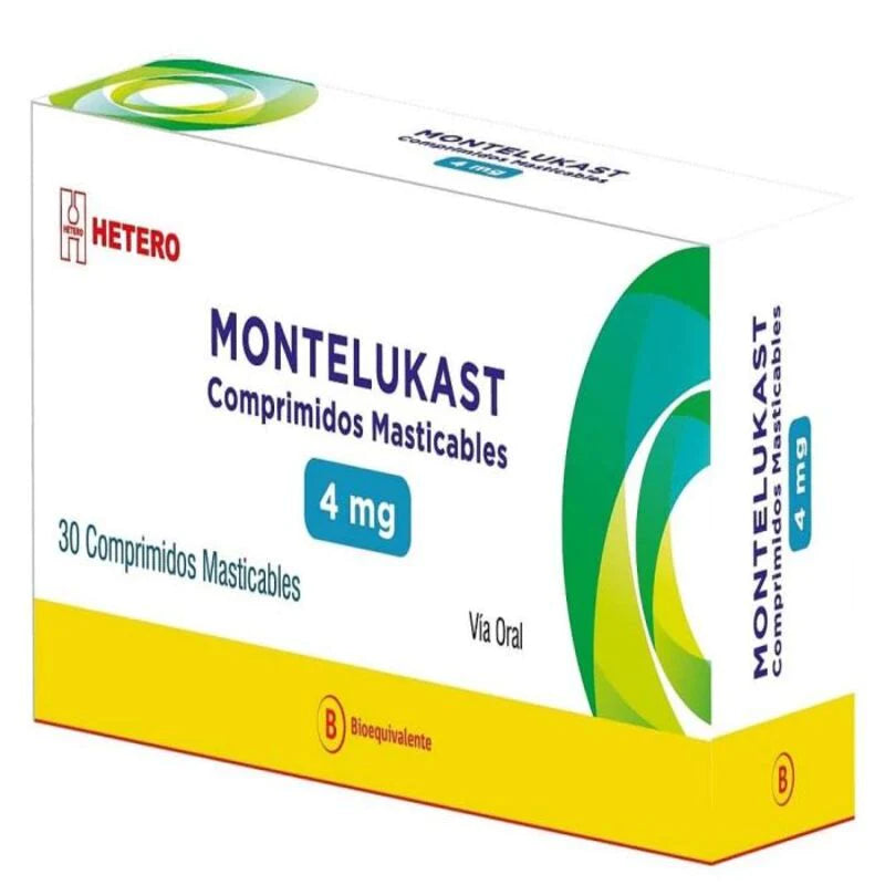 Montelukast 4mg 30 Comprimidos masticables
